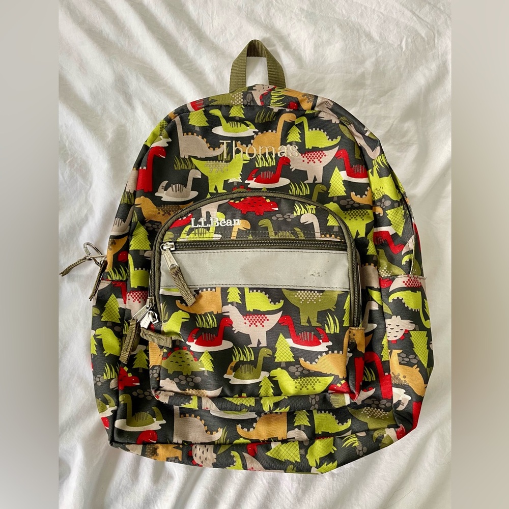 🦖L.L. Bean Junior Original Dinosaur Backpack, 16L “Thomas” 🦖
